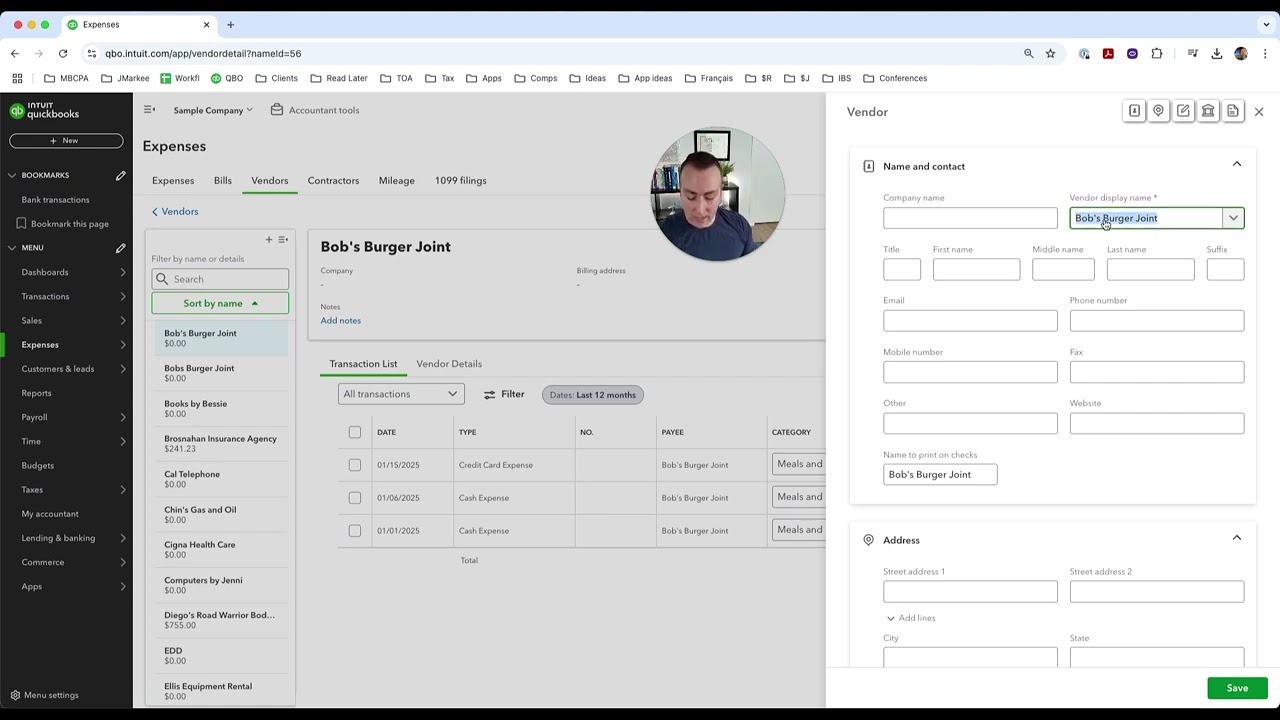 How to Merge Duplicate Vendors in QBO