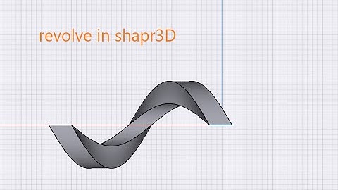 shapr3D tutorial - revolve
