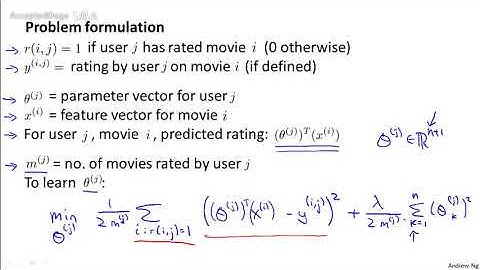 98机器学习（Machine Learning）- 吴恩达（Andrew Ng）中文字幕版Content Based RecommendationAv9912938,P9