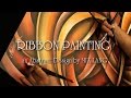 Abstract Ribbon Painting Techniques How to Demo Blending, Shading