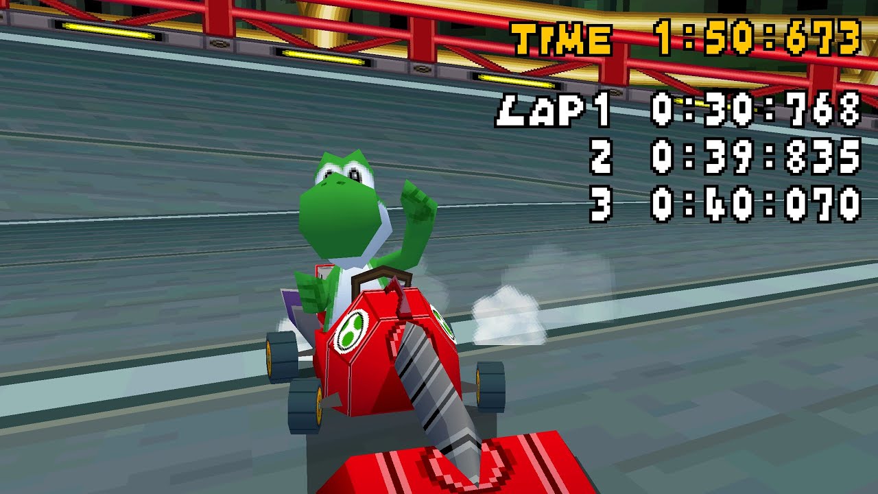 Mario Kart DS - Waluigi Pinball 1:50.673 World Record