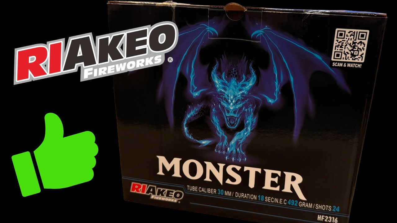 Riakeo Monster | Knüppelharte Salven mit blauem Sternenmeer | TOP!