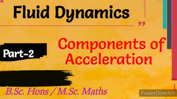 Components of Acceleration in Cylindrical Coordinates (Part-2) ,6th semester, Fluid Dynamics