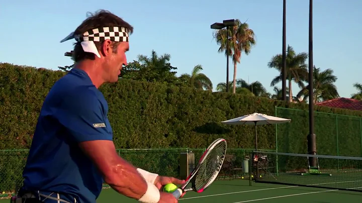 The Easiest Way To His A Wide Slice Serve | Pat Cash Tennis