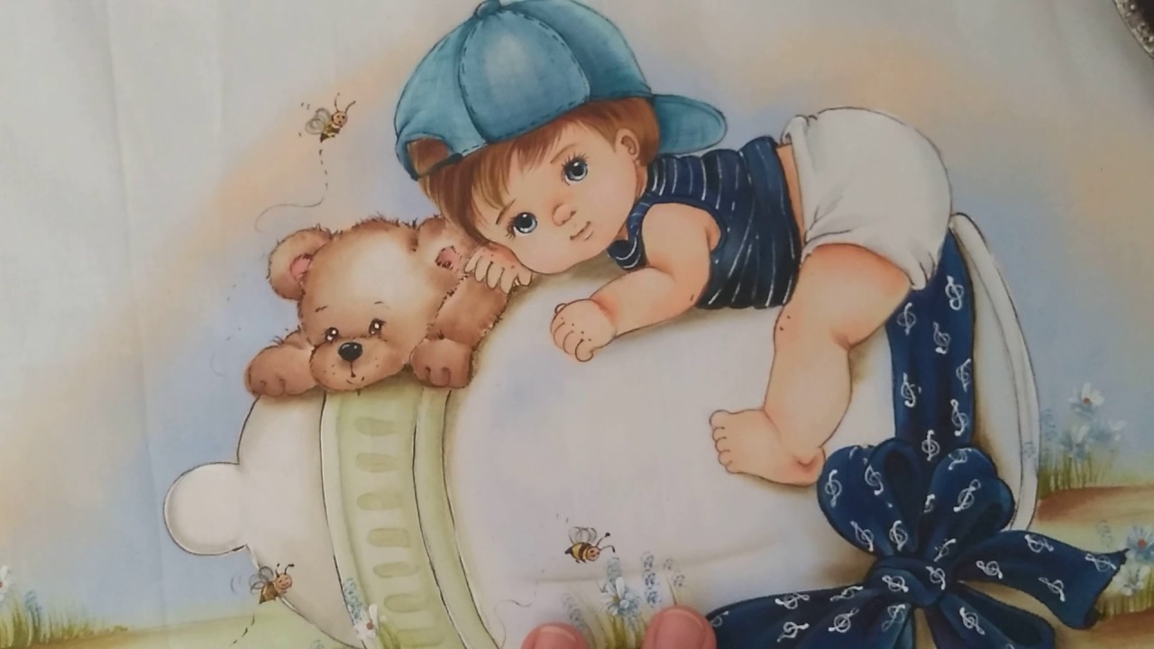 Fazendo o guia de cores do menininho travesso