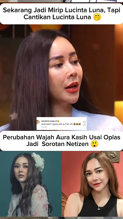 Perubahan Wajah Aura Kasih Usai Oplas Jadi Sorotan Netizen 😲#aurakasih #shortvideo