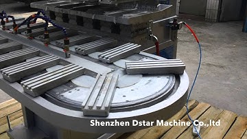 semi automatic L6C 6 color EVA slipper pad printing machine