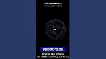 Watch This Simple Line Create The Most Beautiful Mathematical Art Lotus Mandala Variation