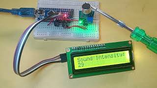 Build Sound Intensity Meter With Arduino Lcd Measure Sound Levels Using Sound Sensor
