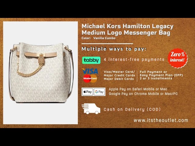 Michael Michael Kors Hamilton Legacy Leather Bucket Bag