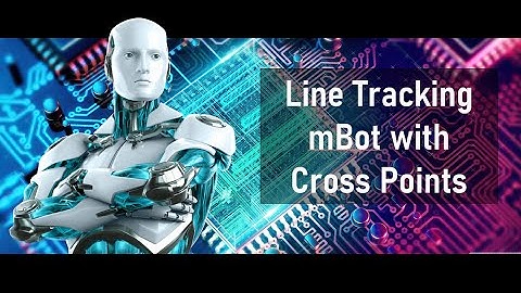 How to create line tracking mBot on track with cross points?