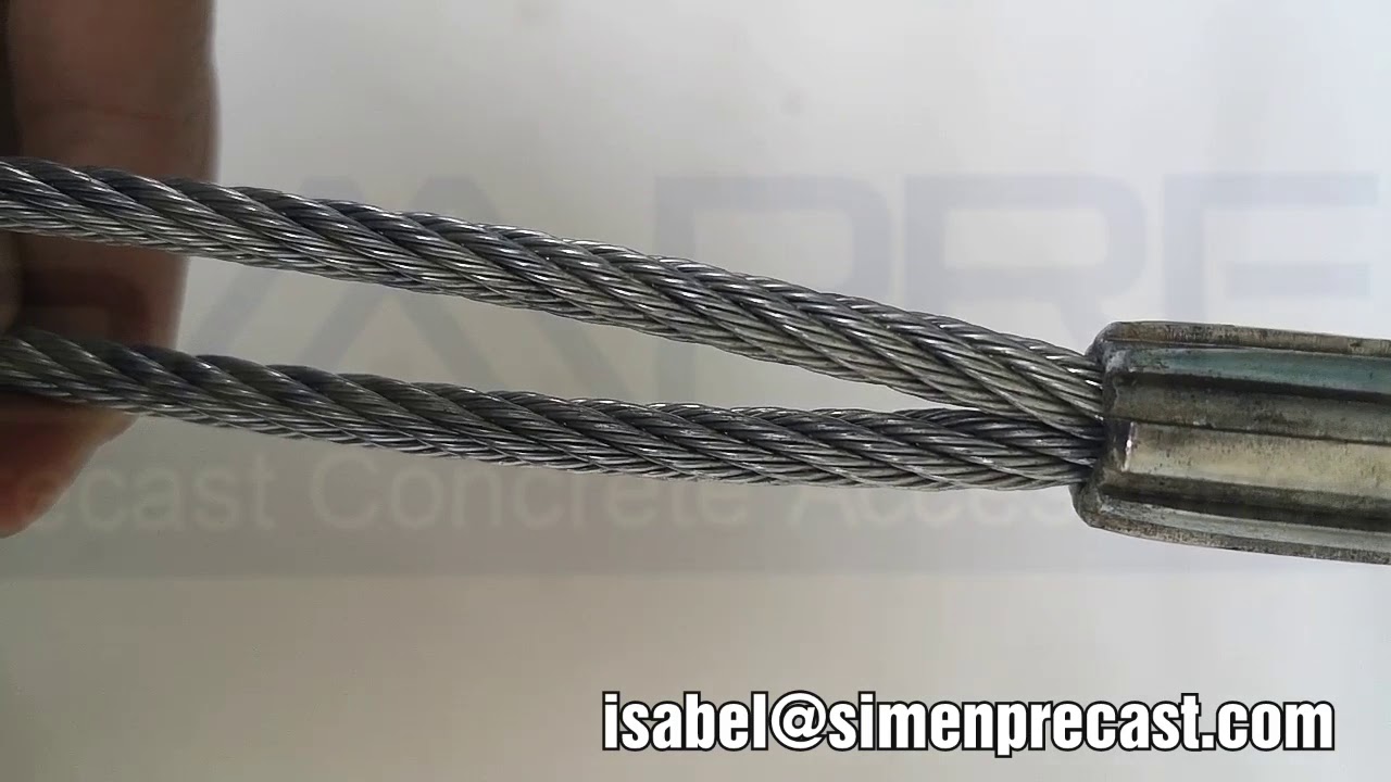 single wire rope loop box - YouTube