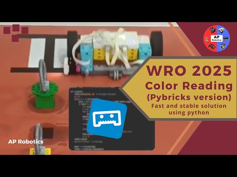 FAST AND STABLE Color Reading Algorithm using Pybricks Coding | AP Robotics