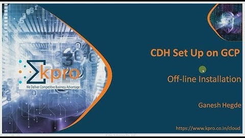 Cloudera Hadoop Installation on Google Cloud Platform