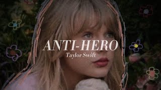 Anti-Hero _ Taylor swift (sped up) with lyrics Resimi