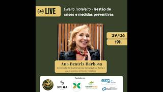 Webinar Aliança ESG | Direito Hoteleiro: Gestão de crises e medidas preventivas Webinar Aliança ESG | Direito Hoteleiro: Gestão de crises e medidas preventivas