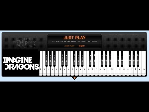 Believer Imagine Dragons Virtual Piano Sheets Youtube - roblox piano songs sheet imagine dragons