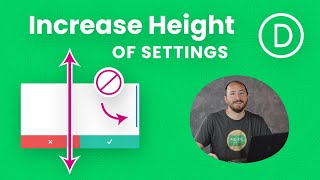 How To Increase The Height Of the Divi Builder Field Setting Modal UI