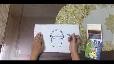 Tô màu cái xô - GV Bùi Thị Hè - Trường Mầm non Thụy Dương