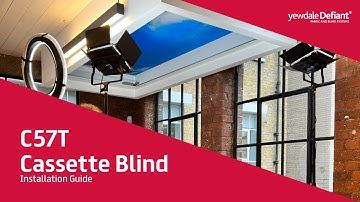 C57T Overhead Cassette Blind Installation Guide