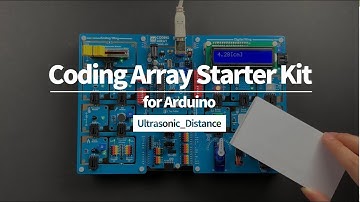 Coding Array Starter Kit for Arduino [Ultrasonic_Distance]