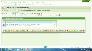 Blocking and unblocking General ledger in SAP,account group,SAP general ledger master data tables
