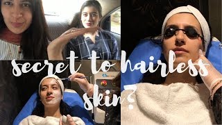 What do I do for my facial hair? A Vlog | Qswitched Laser and more | Amina Khan