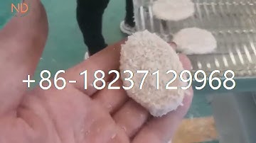 automatic chicken nuggets making maker machine hamburger chicken nugget forming machine