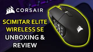タ*ポ様 CORSAIR SCIMITAR ELTE WIRELESS SE　美 SCIMITAR ELITE WIRELESS SE MMO Gaming Mouse – Black & Yellow