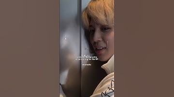 When members left jimin as the lift was full 🐥😂