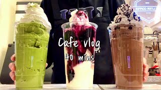 (Eng)❤Merry Christmas!❤/ 40mins cafe vlog / asmr