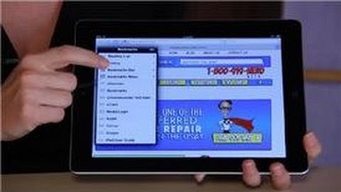 iPad Tips : How to Delete a Bookmark From an iPad
