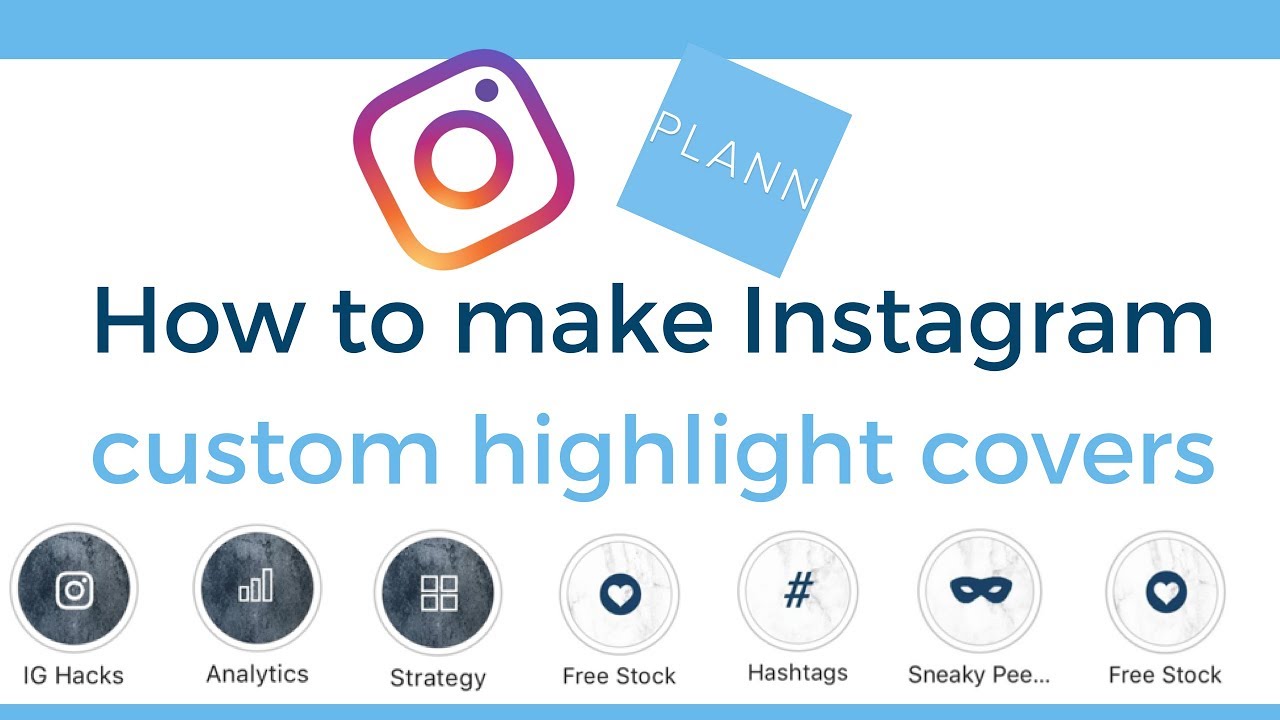 How To Create Instagram Story Highlight Covers - 2023 