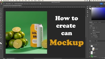 How to create can Mockup in Photoshop - 2025 #photoshop #mockupdesign #photoshoptutorial