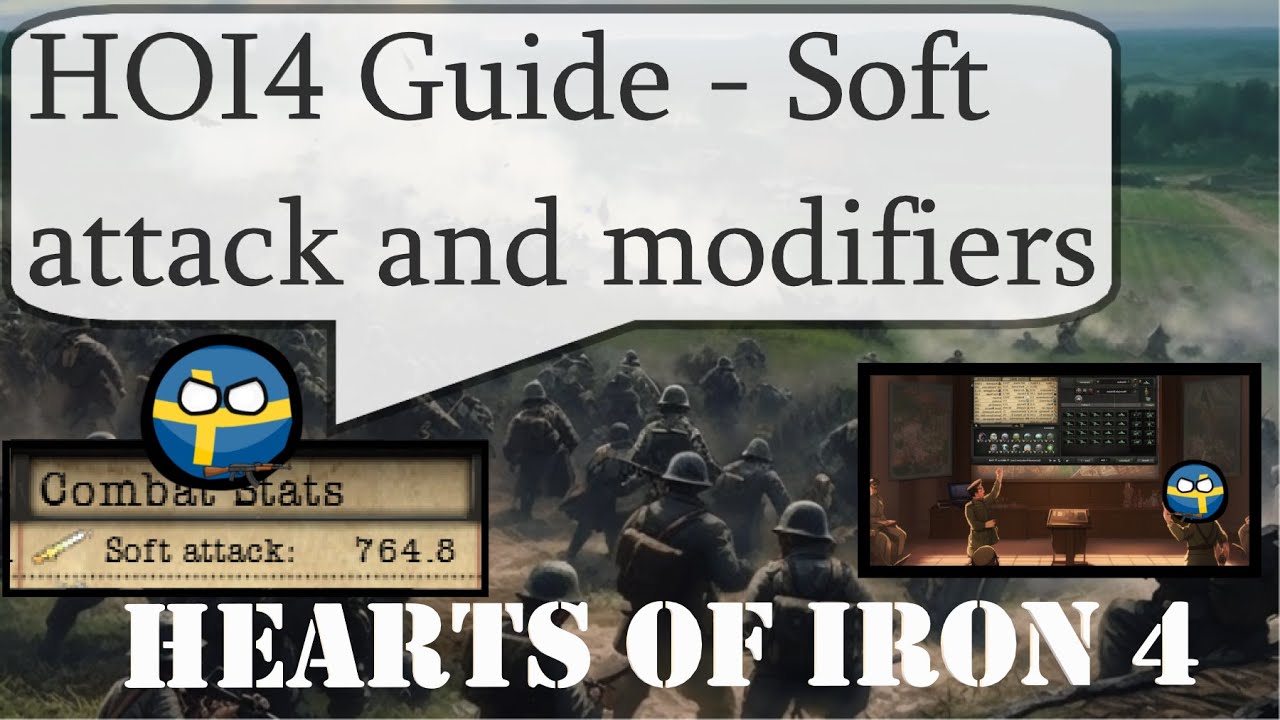 HOI4 Guide Soft attack and how it works YouTube