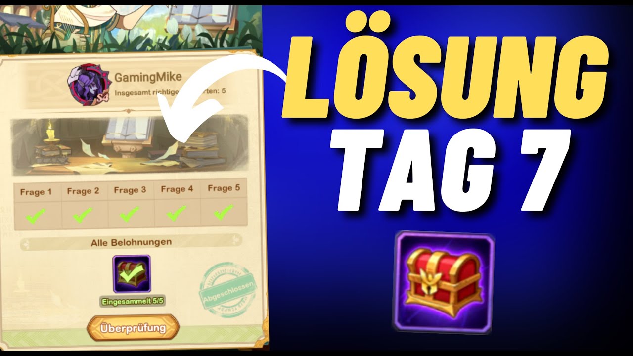 Poetisches PopQuiz (LÖSUNG TAG 7) Afk Arena YouTube