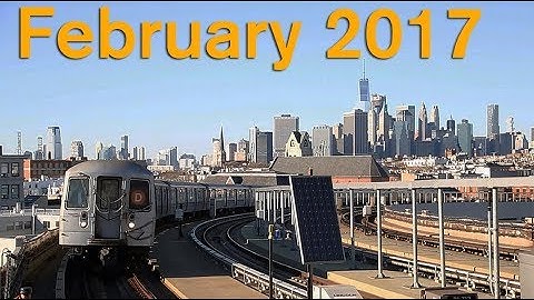 D Trains on the 8th Avenue & Culver Lines - February 2017