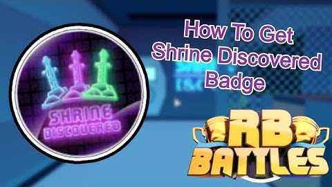 RB Battles How To Get Shrine Discovered Badge + How To Find The Sword Shrine [RB Battles Event]