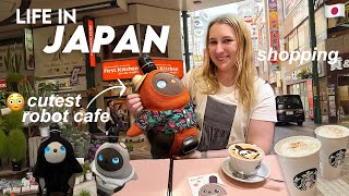 japan life |  my favorite robot cafe, shopping at a japanese mall, aquarium date