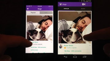 Nexus5 vs iPhone 5s - Twitter, Vine, Yahoo! Weather scrolling comparison