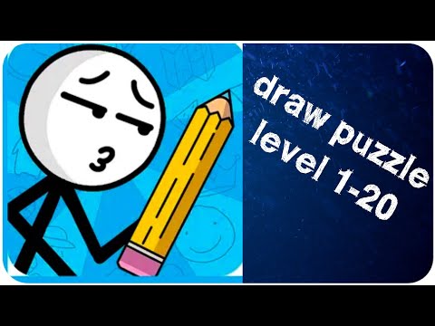 Draw Puzzle: Прохождение Level 1-20 Android Gameplay