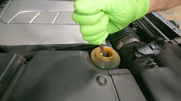 Customer states "18 YEAR OLD POWER STEERING FLUID FLUSHED"🤯😉