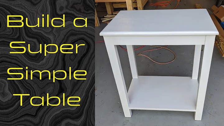 Build a Small Table (End Table/Utility Table)