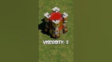 Which Viscosity is Best? | Animation #blender #satisfying #art #clashofclans