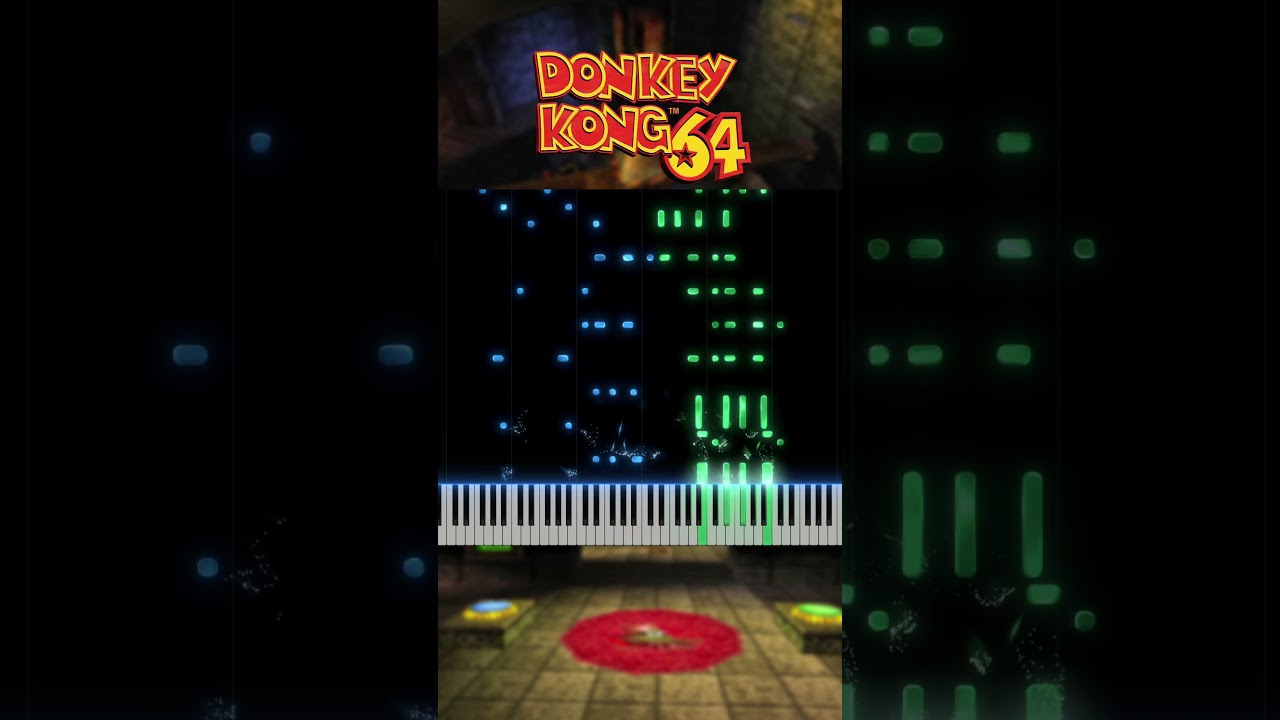 【ドンキーコング64】マッドファクトリー - ピアノアレンジ #dk64 #piano  #n64