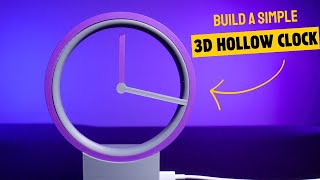 How I made this amazing 3D hollow clock by Maker 101 99,764 views 1 month ago 5 minutes, 2 seconds