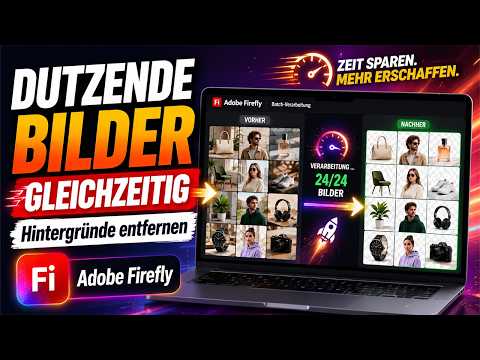 How to Batch Remove Backgrounds from Multiple Images in Adobe Firefly