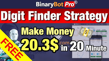 ✅ Binary Bot Pro | Digit Finder Strategy (2023) - Free Download