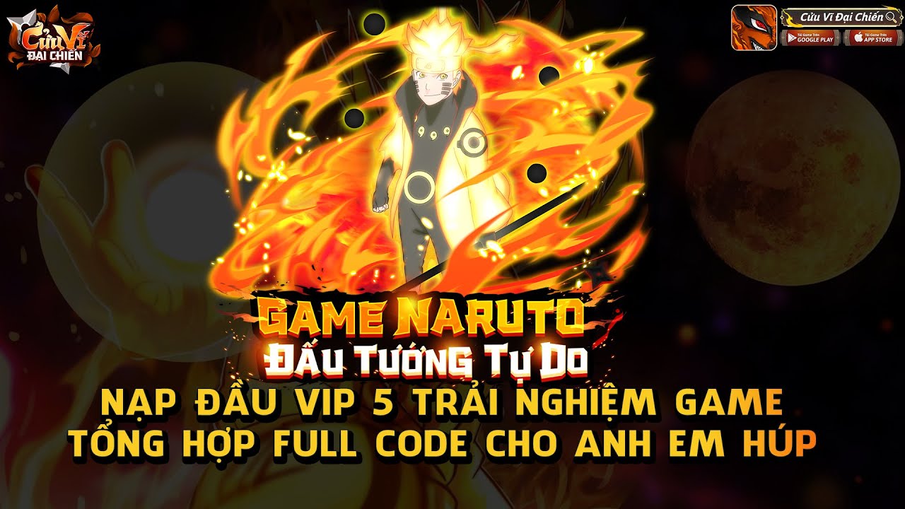 Cửu Vĩ Đại Chiến - Game Free Tướng Tím & Tổng Hợp Code Chung Để Cùng Đồng  Hành Với Hokage Đạt Lee - Youtube