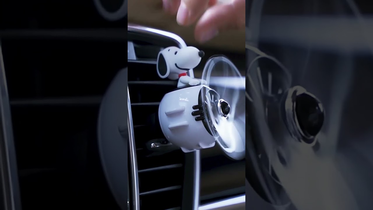 Cute Snoopy Anime Car Air Freshener Aromatherapy Fragrance Piece Car